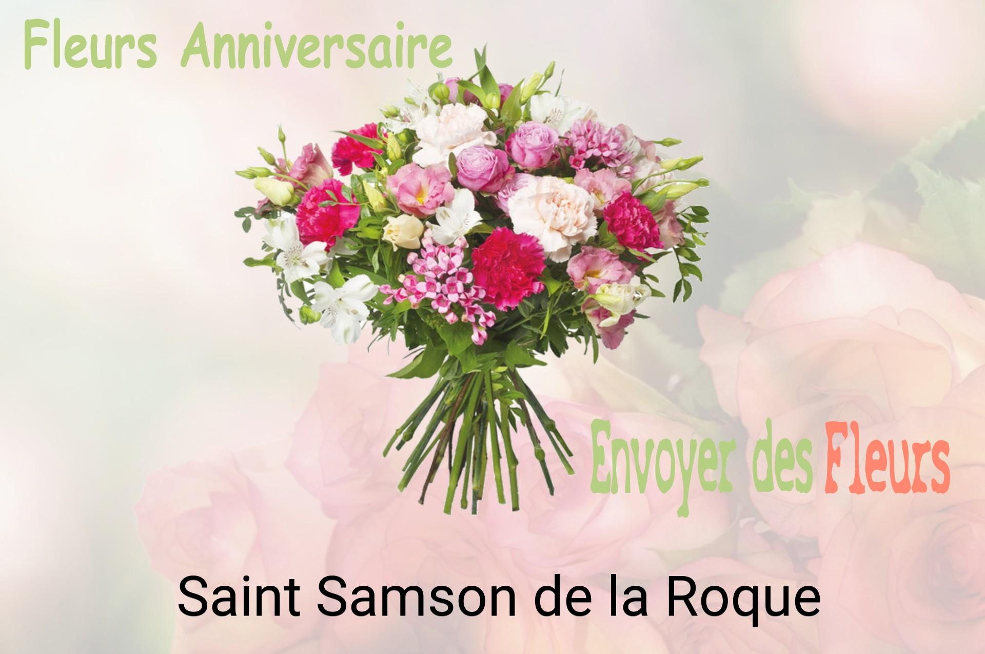 Bouquet de fleurs d’anniversaire livré à Saint-Samson-de-la-Roque